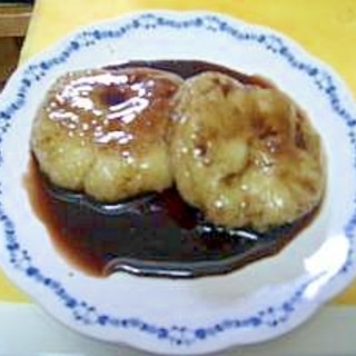 黒豆煮物の残り汁deさつまいも餅